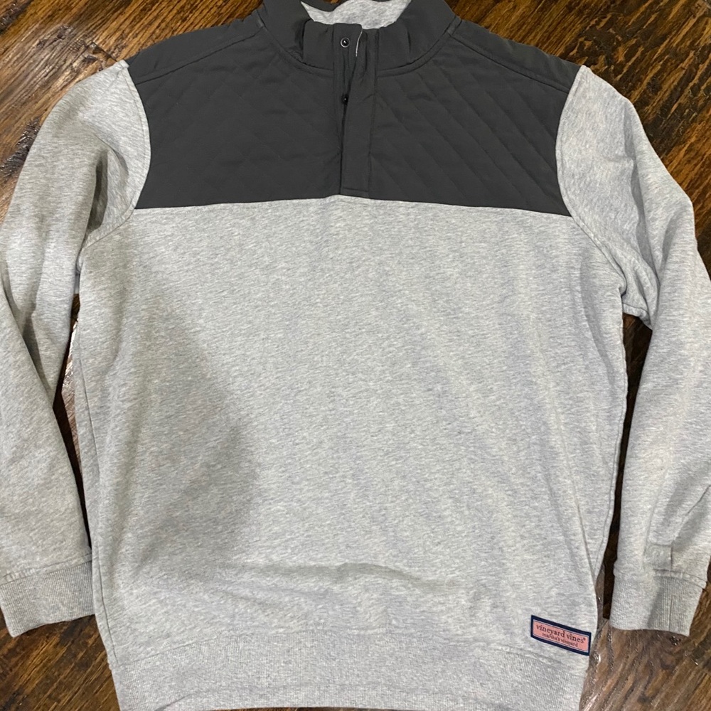 Men’s Vineyard Vines Shep Quilted pullover large